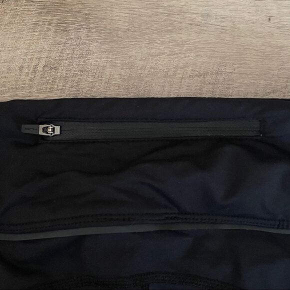 Alala Captain Black & Blue Sheer Mesh Athleisure Ankle Tight Leggings Size XS - Picture 10 of 12